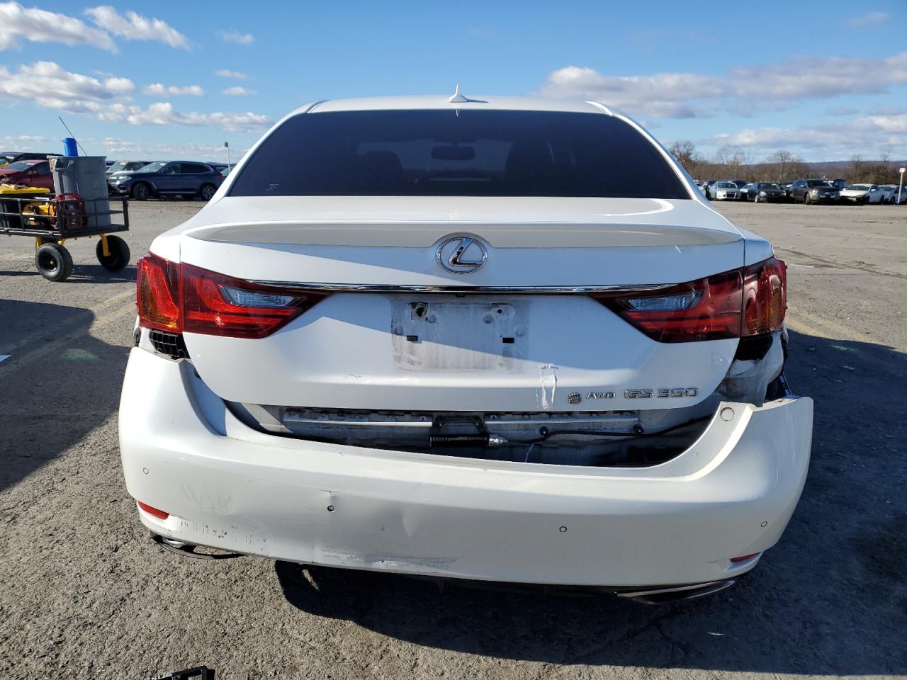 2014 Lexus GS VIN JTHCE1BLXE5025153 Copart auction photo, rear end damage thumbnail 6