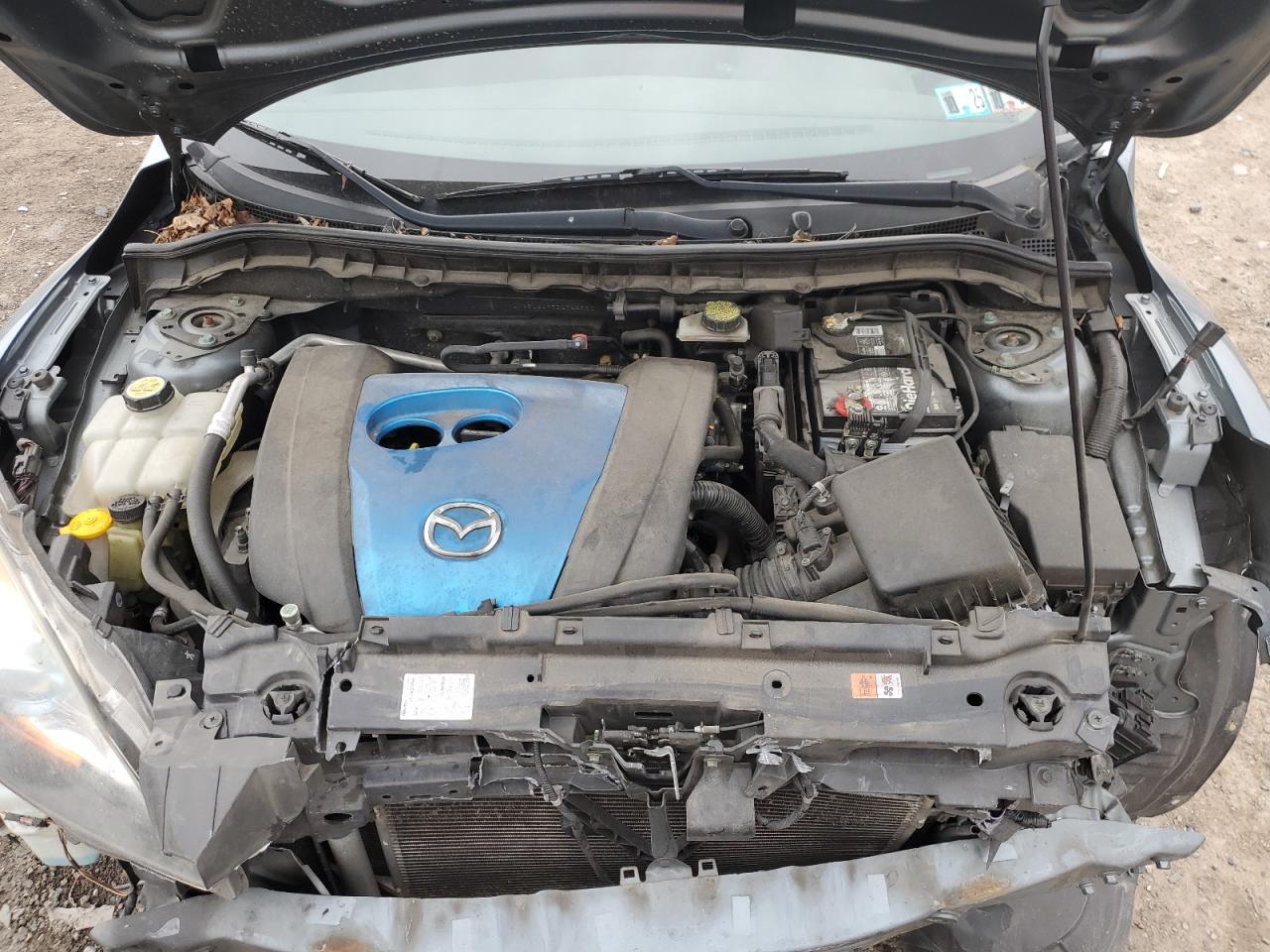 2013 Mazda 3 VIN JM1BL1L83D1712686 Copart auction photo, front end damage thumbnail 12