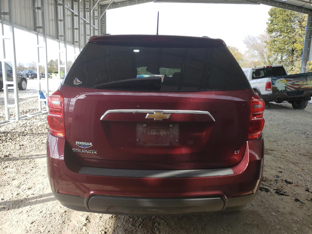 2017 Chevrolet Equinox VIN 2GNALCEK3H6154915 Copart auction photo, front end / side damage thumbnail 6
