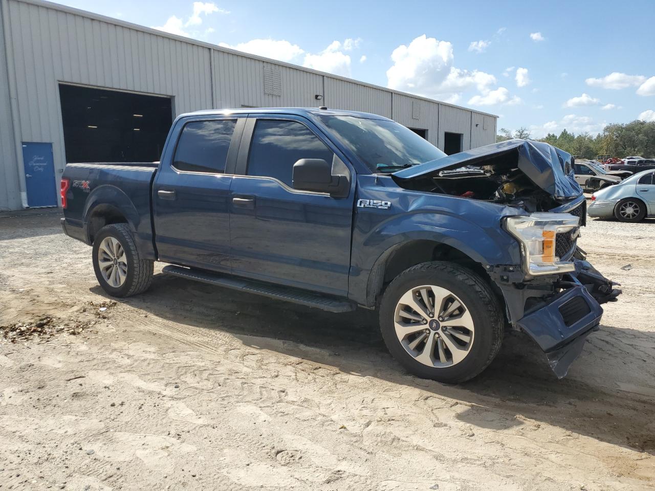 2018 Ford F-150 VIN 1FTEW1E54JFB83237 Copart auction photo, front end damage thumbnail 4