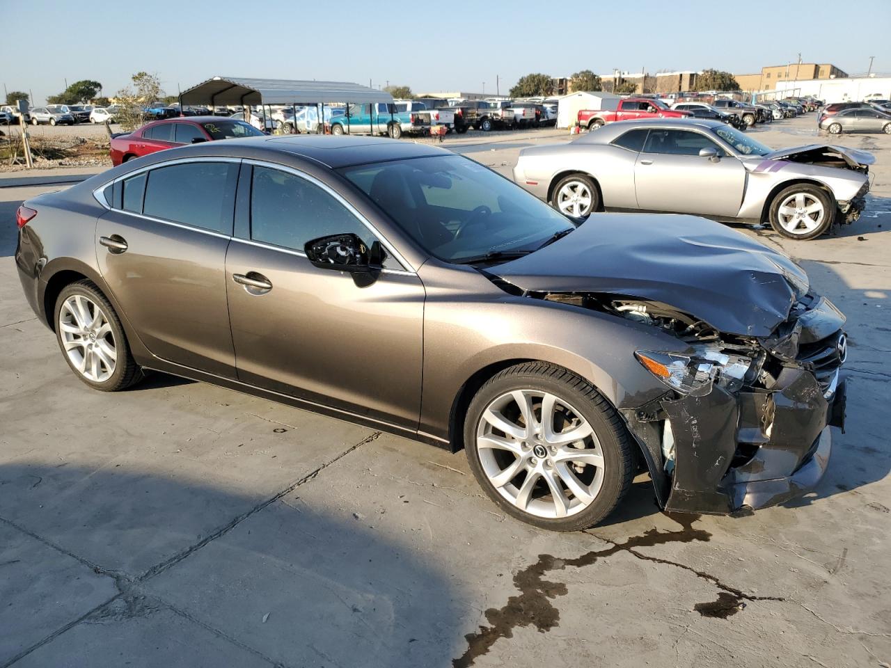 2016 Mazda 6 VIN JM1GJ1V57G1451677 Copart auction photo, front end damage thumbnail 4