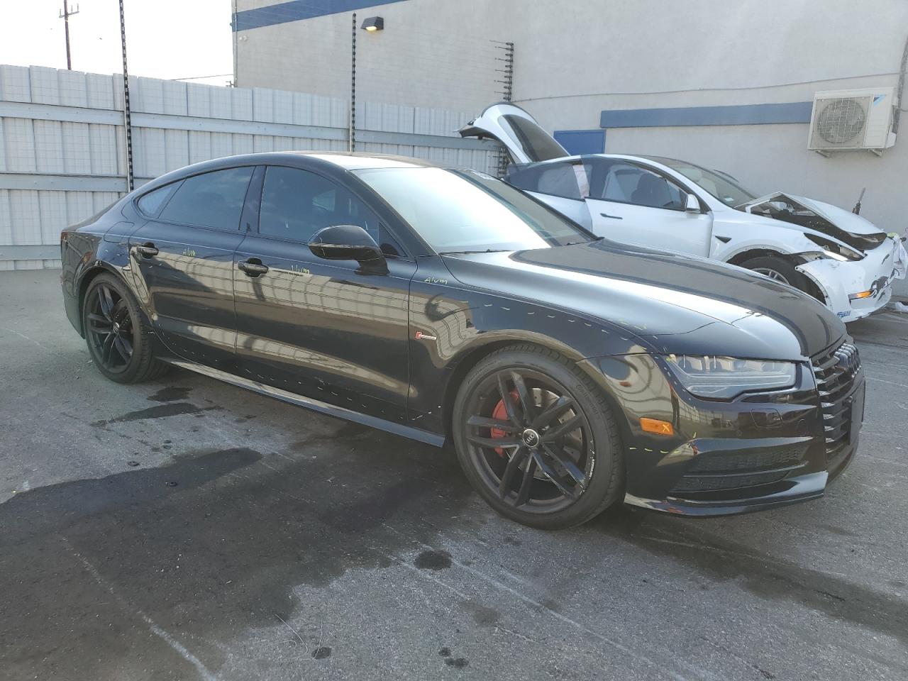 2016 Audi A7 VIN WAU2GAFC5GN019567 Copart auction photo, side damage thumbnail 4
