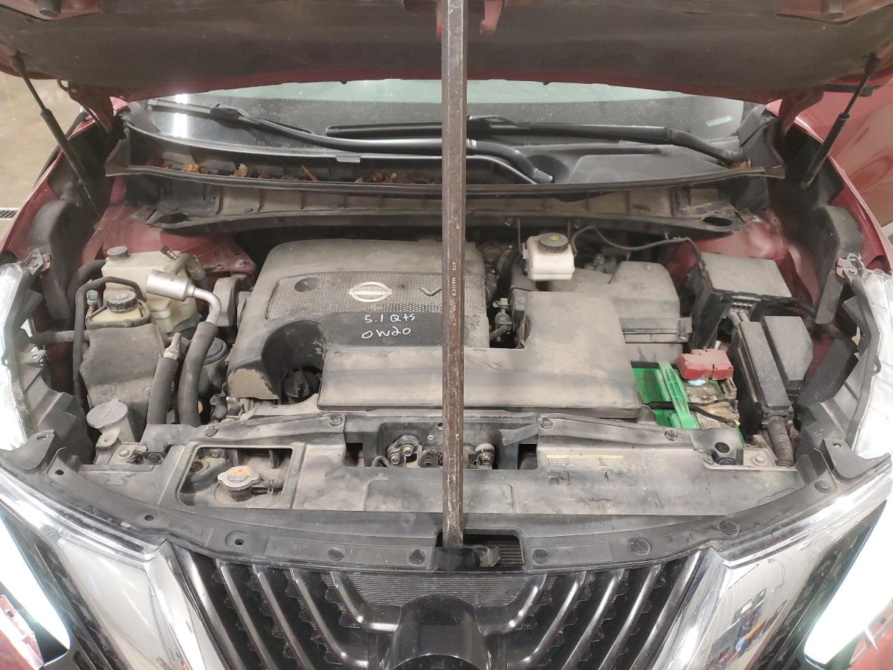 2015 Nissan Murano VIN 5N1AZ2MG4FN206216 Copart auction photo, front end damage thumbnail 12