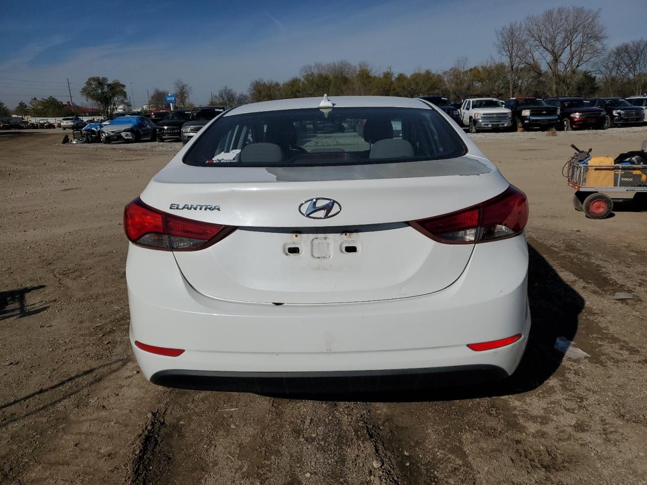 2016 Hyundai Elantra VIN 5NPDH4AE2GH716651 Copart auction photo, front end damage thumbnail 6