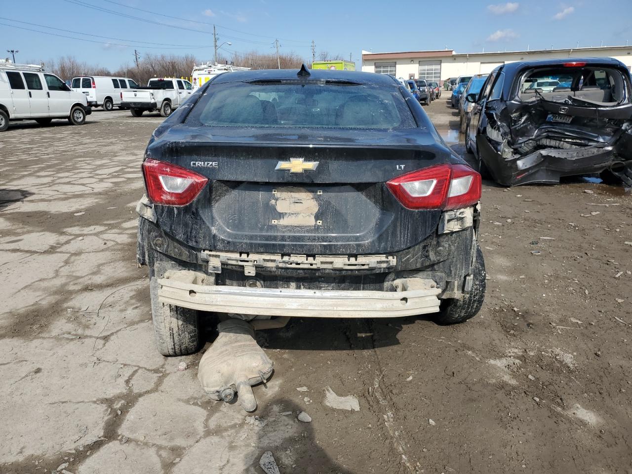 2017 Chevrolet Cruze VIN 1G1BE5SMXH7271943 Copart auction photo, rear end / undercarriage damage thumbnail 6
