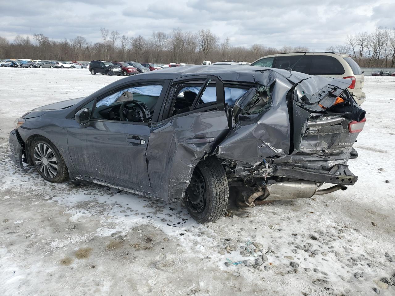 2022 Subaru Impreza VIN 4S3GTAB6XN3722997 Copart auction photo, rear end damage thumbnail 2