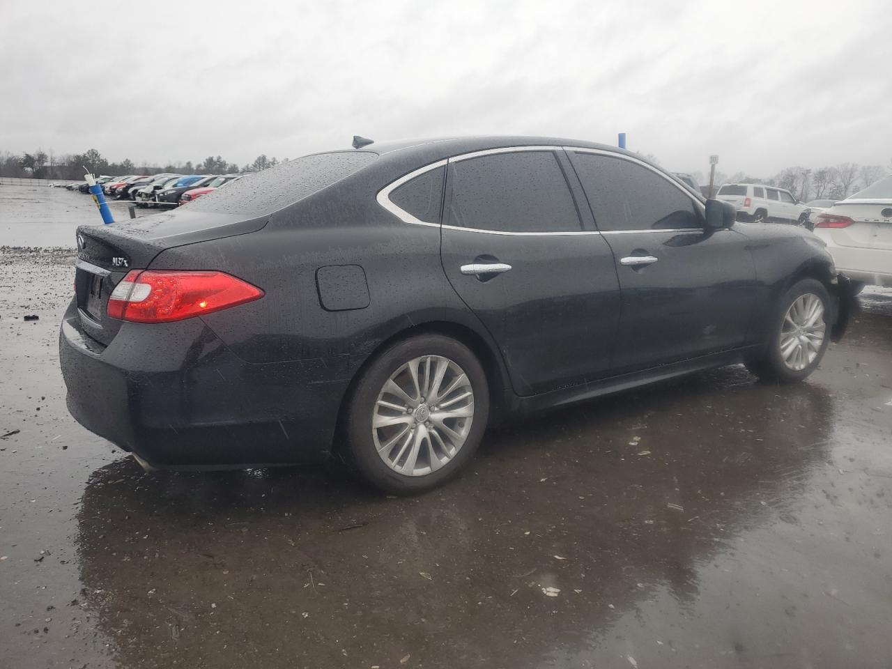 2012 Infiniti M VIN JN1BY1AR2CM392337 Copart auction photo, front end / undercarriage damage thumbnail 3