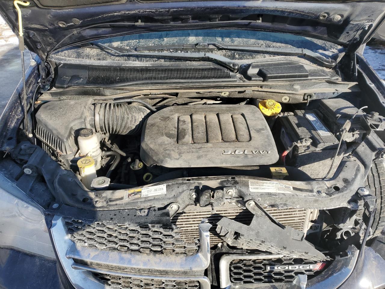 2016 Dodge Caravan VIN 2C4RDGCG3GR272524 Copart auction photo, front end / side damage thumbnail 12
