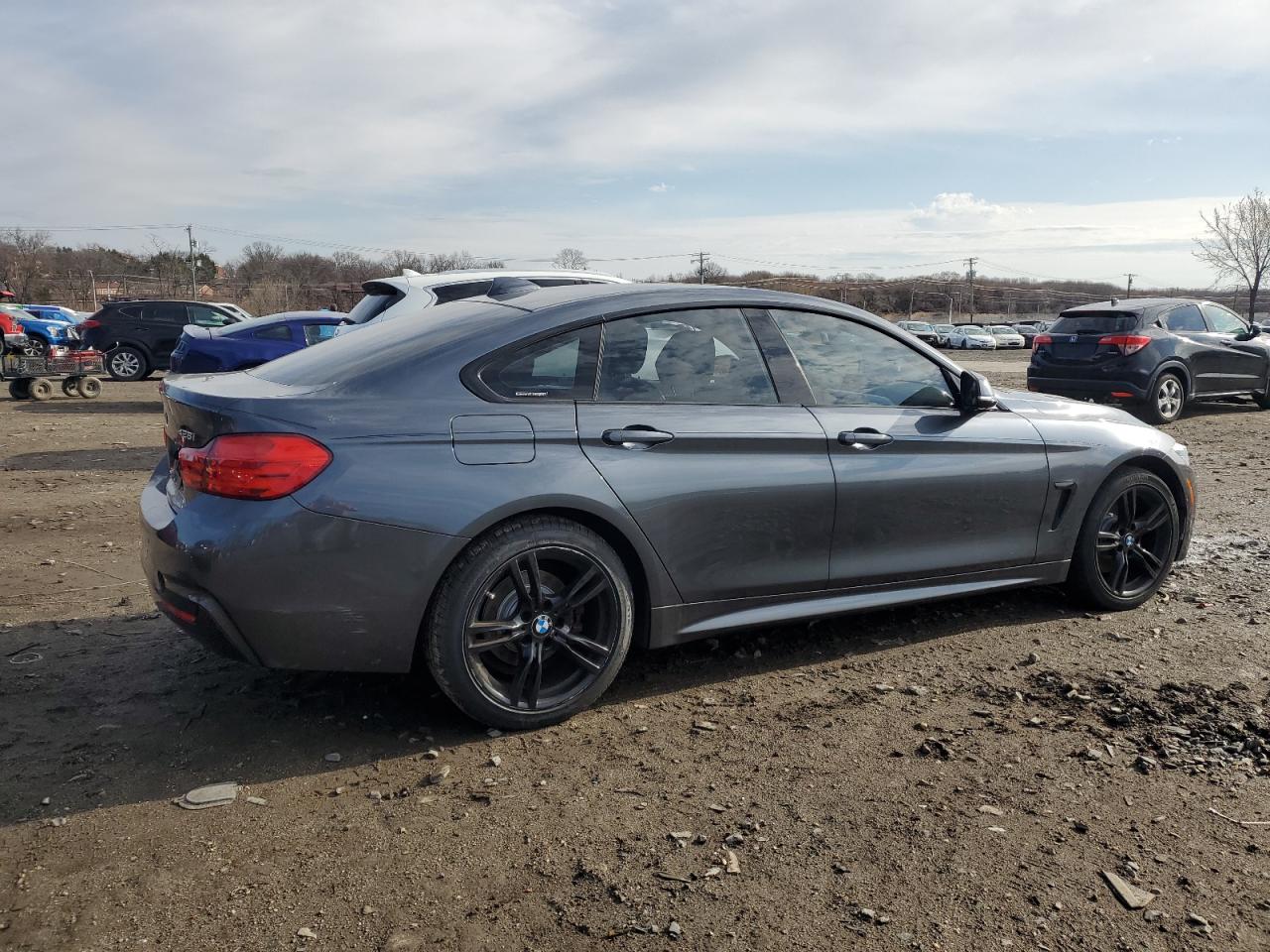 2015 BMW 4er VIN WBA4A7C59FD414133 Copart auction photo, minor dent/scratches damage thumbnail 3