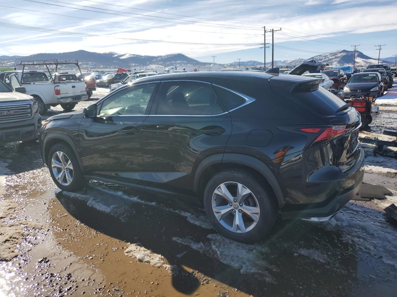 2017 Lexus NX VIN JTJBARBZ2H2131661 Copart auction photo, rollover damage thumbnail 2