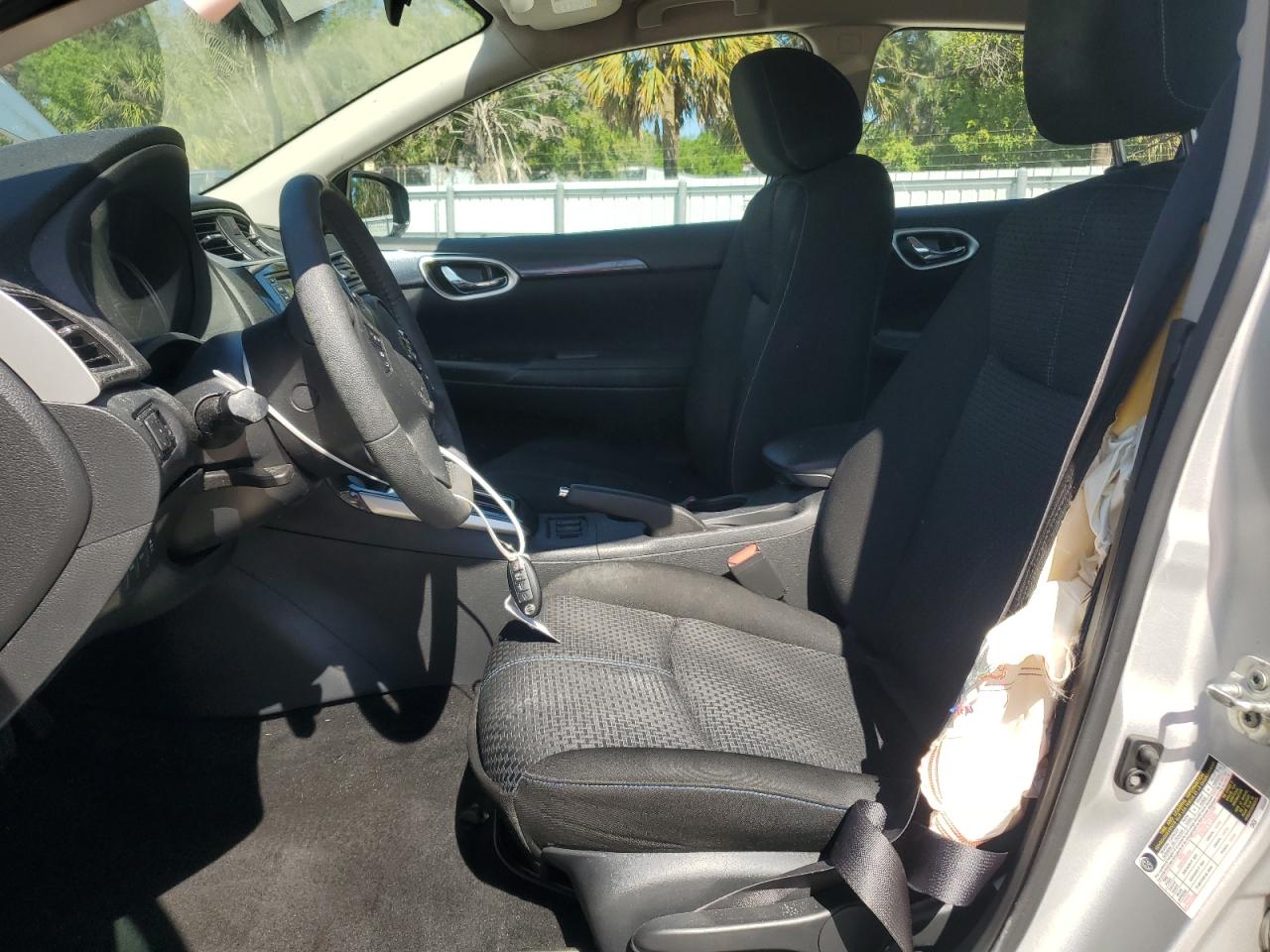 2017 Nissan Sentra VIN 3N1AB7AP7HY387282 Copart auction photo, front end / side damage thumbnail 7