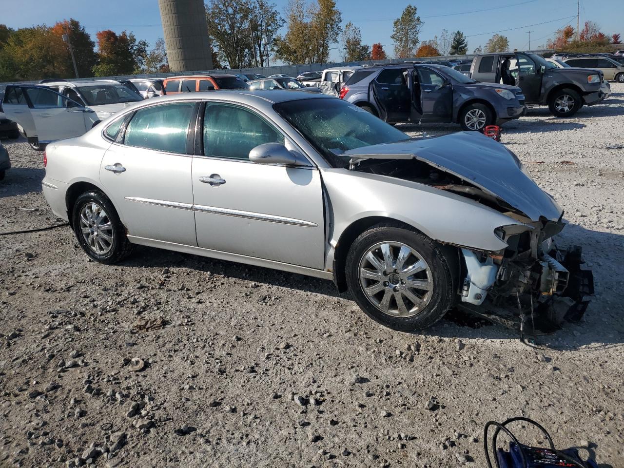 2009 Buick Allure VIN 2G4WJ582291213393 Copart auction photo, side / front end damage thumbnail 4