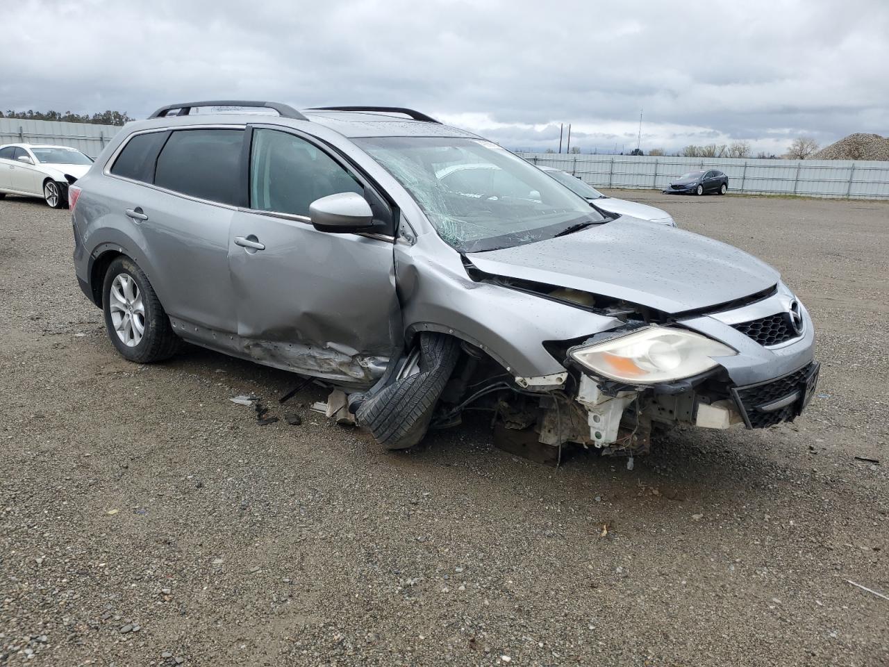 2012 Mazda CX-9 VIN JM3TB3CV4C0359024 Copart auction photo, front end / side damage thumbnail 4
