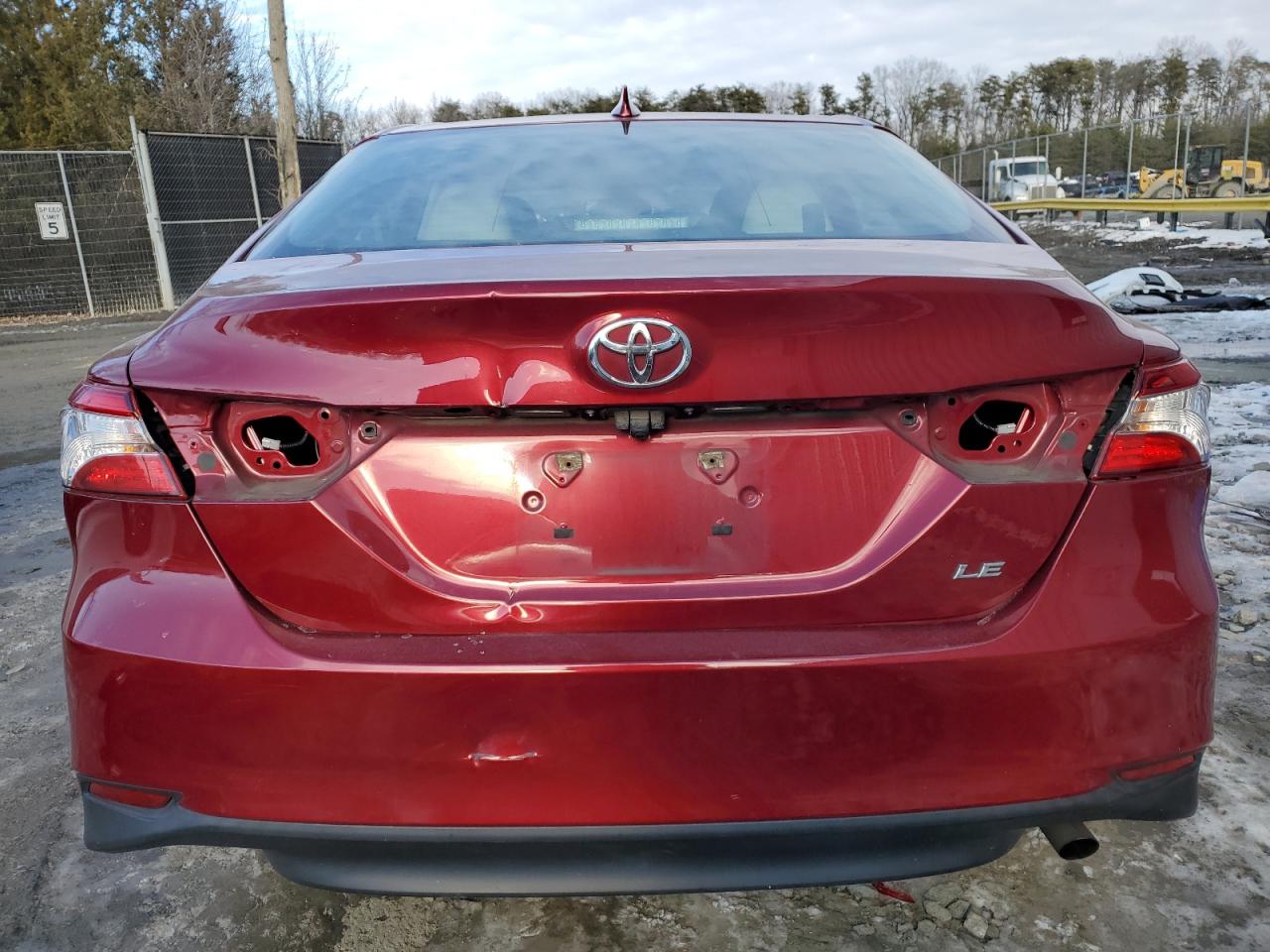 2020 Toyota Camry VIN 4T1C11AK4LU326893 Copart auction photo, rear end / front end damage thumbnail 6