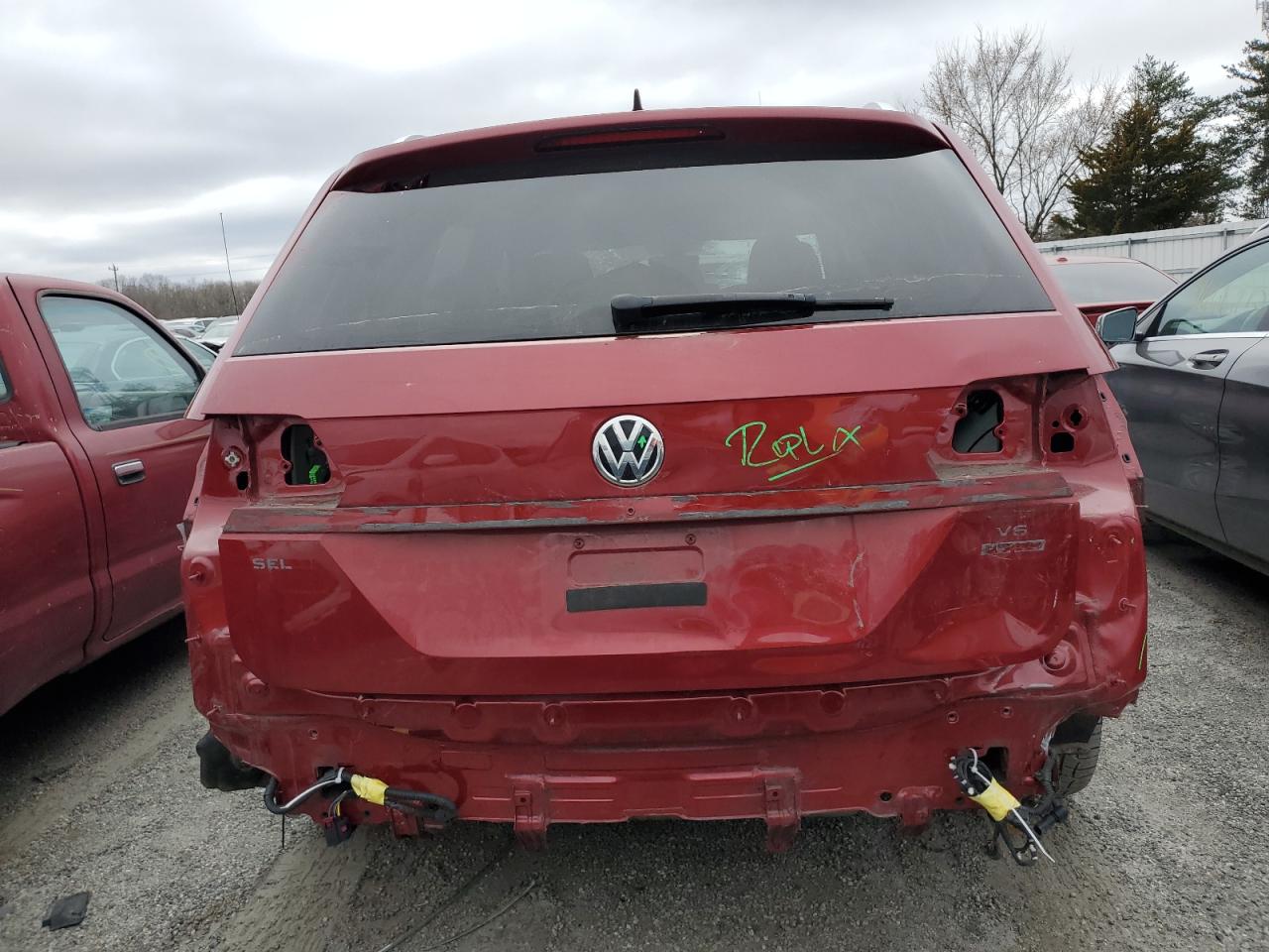 2018 Volkswagen Atlas VIN 1V2NR2CA0JC575855 Copart auction photo, rear end / front end damage thumbnail 6