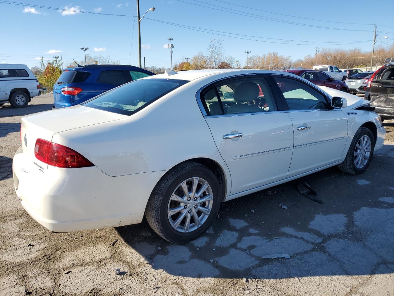 2009 Buick Lucerne VIN 1G4HD57M89U144491 Copart auction photo, front end / minor dent/scratches damage thumbnail 3