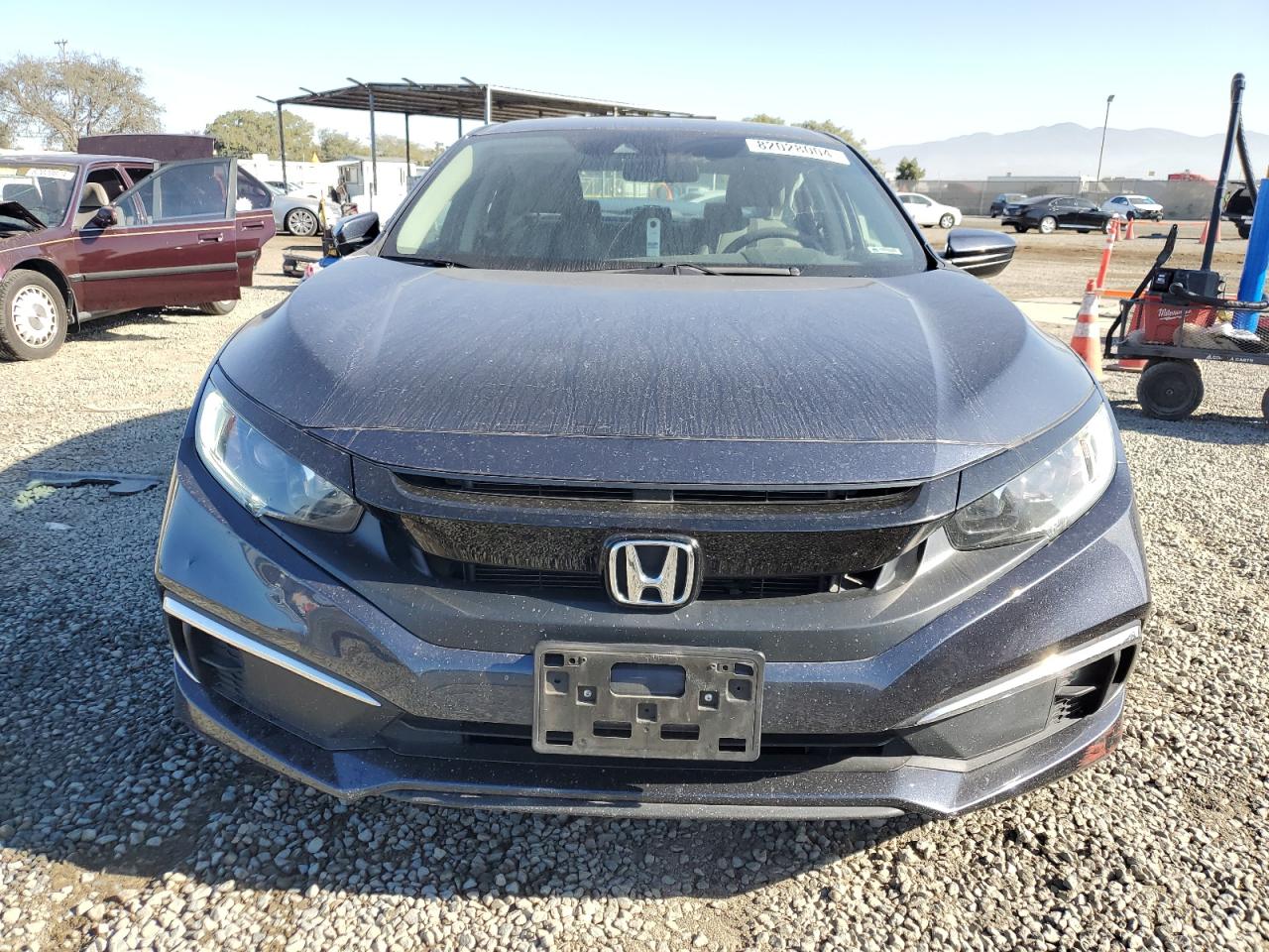 2021 Honda Civic VIN 2HGFC2F67MH541333 Copart auction photo, rear end / side damage thumbnail 5