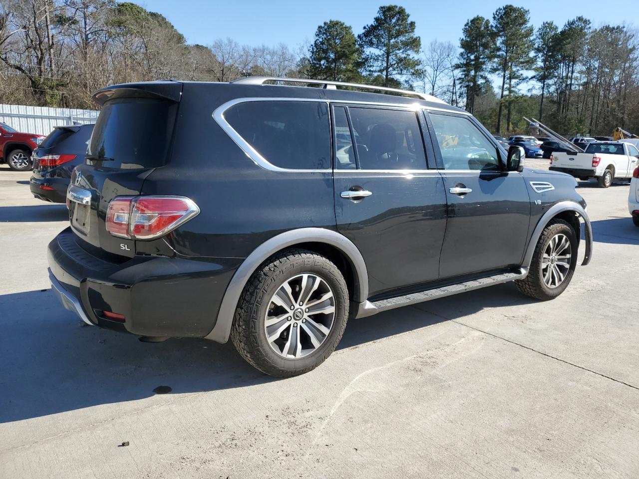 2018 Nissan Armada VIN JN8AY2ND3J9050896 Copart auction photo, front end damage thumbnail 3