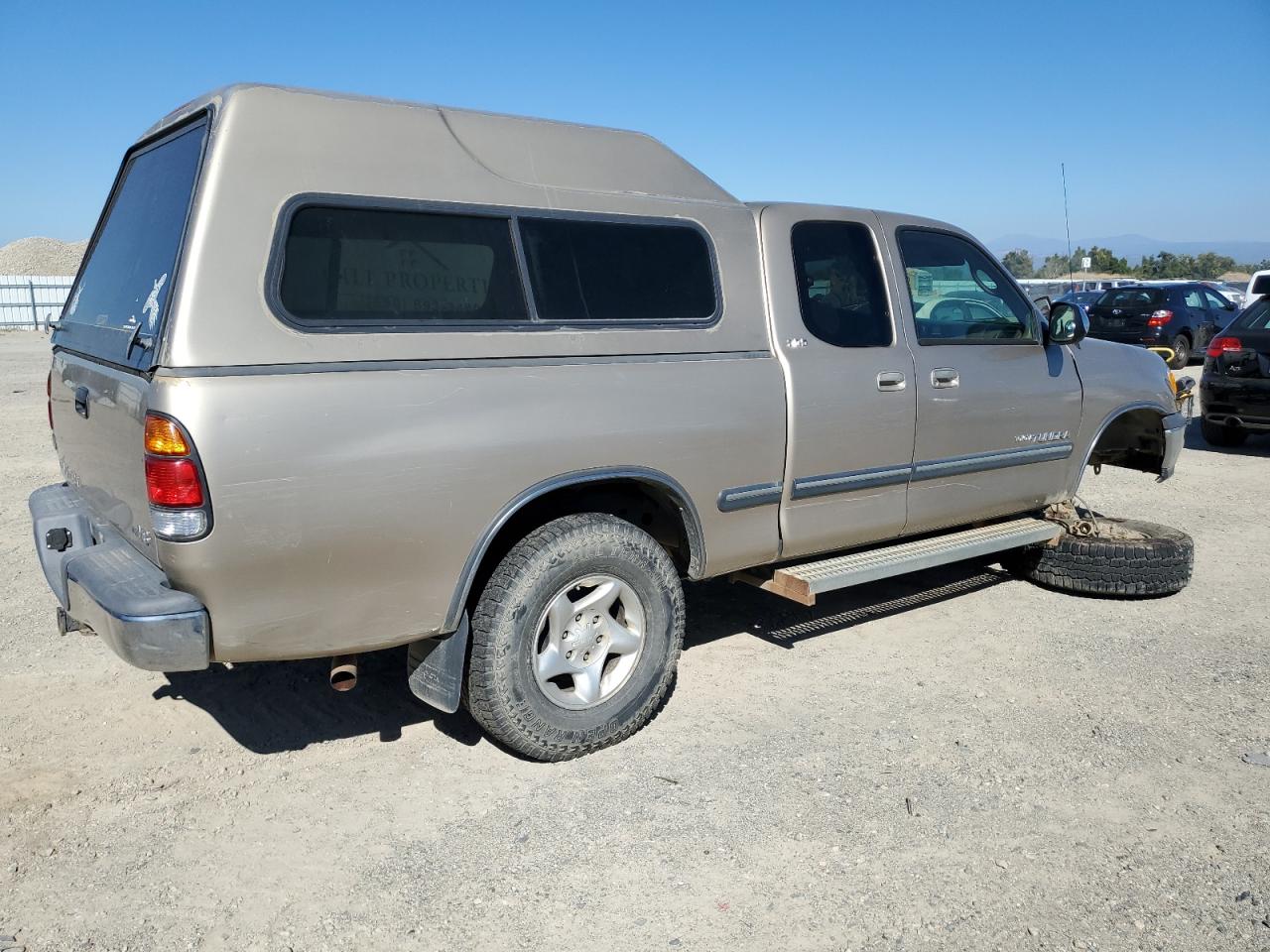 2002 Toyota Tundra VIN 5TBRT34122S237794 Copart auction photo, front end / side damage thumbnail 3