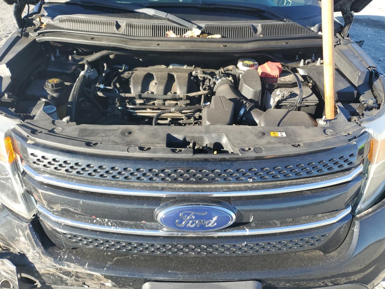 2011 Ford Explorer VIN 1FMHK8F83BGA36943 Copart auction photo, front end / side damage thumbnail 13