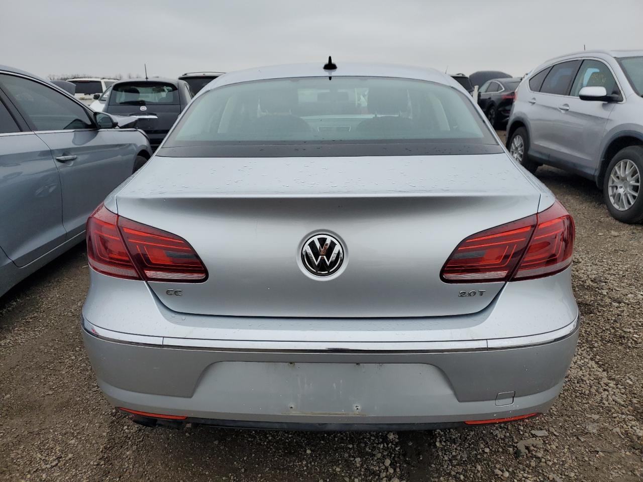 2014 Volkswagen Passat CC VIN WVWBP7ANXEE506680 Copart auction photo, front end damage thumbnail 6