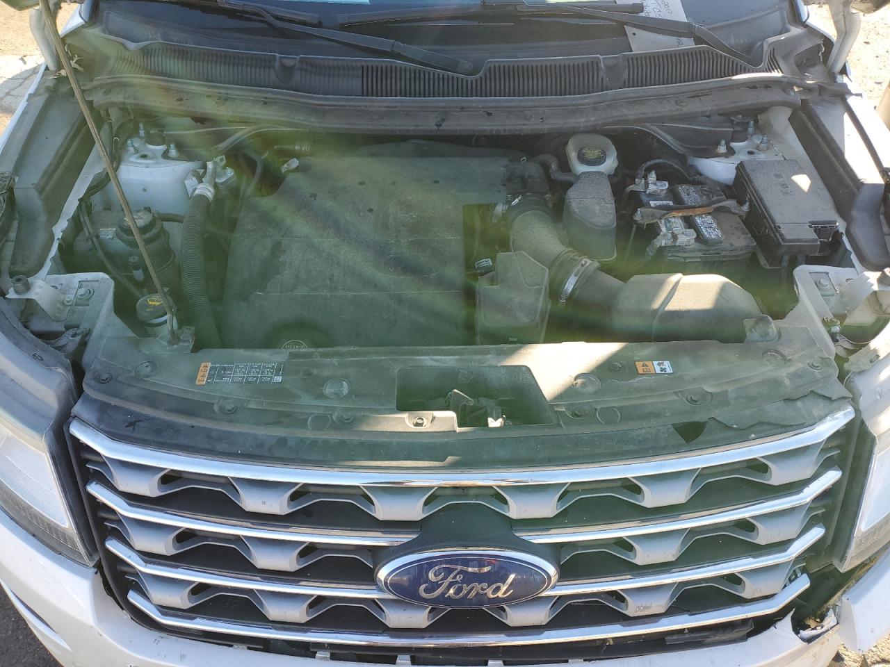 2017 Ford Explorer VIN 1FM5K8D81HGC53017 Copart auction photo, front end / rear end damage thumbnail 12