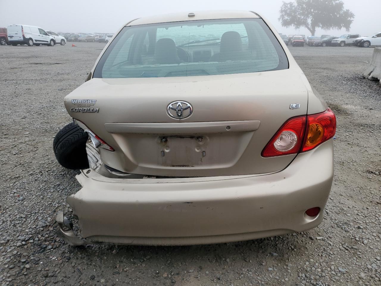 2009 Toyota Corolla VIN 1NXBU40E89Z108092 Copart auction photo, rear end / front end damage thumbnail 6
