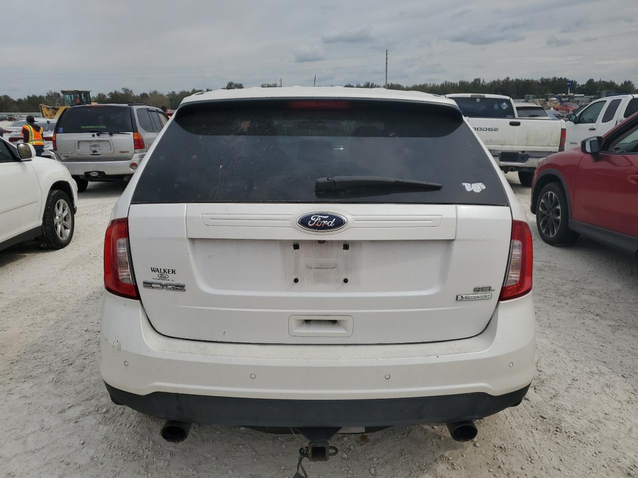 2013 Ford Edge VIN 2FMDK3J98DBB09543 Copart auction photo, water/flood damage thumbnail 6
