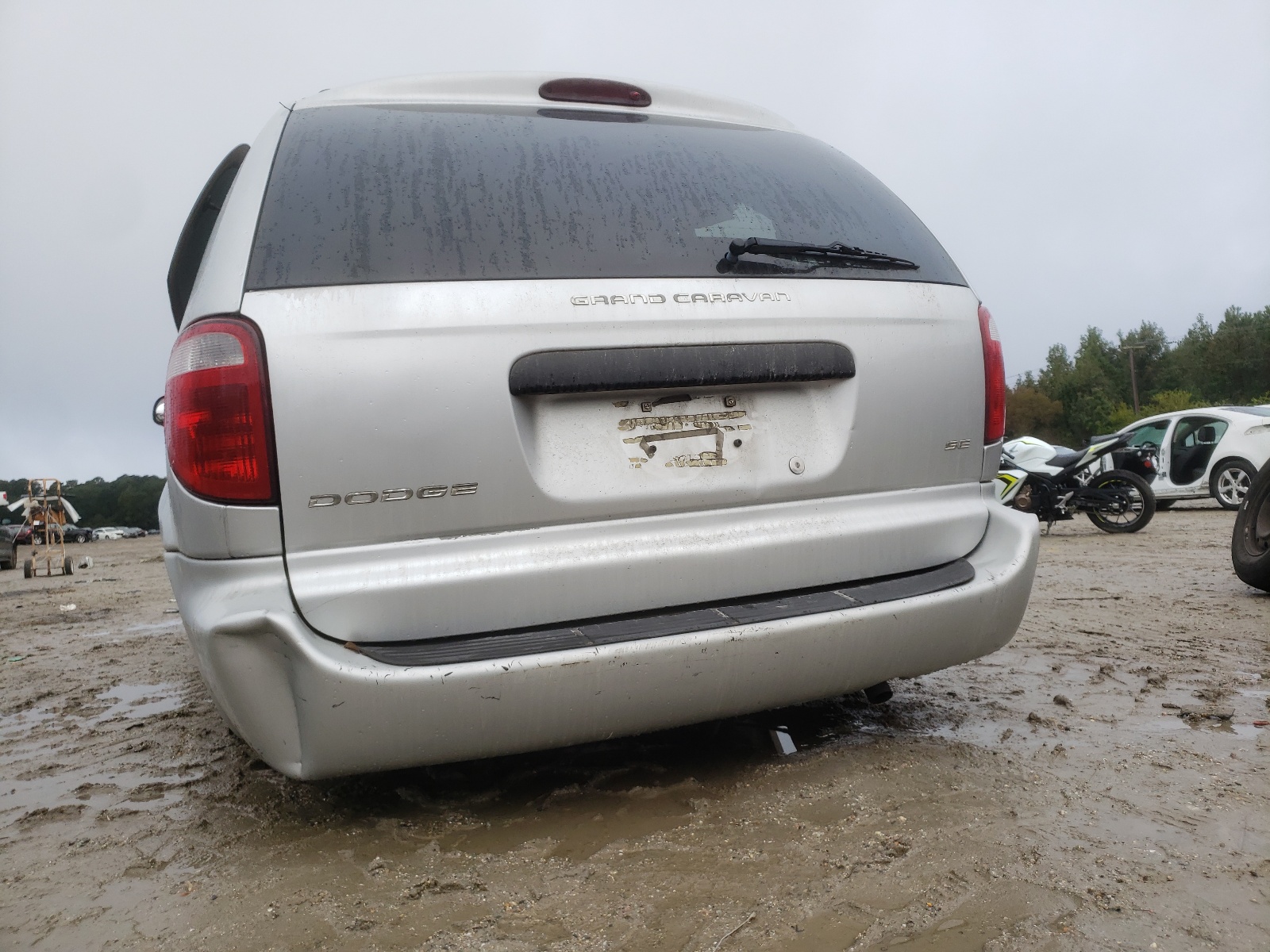 2003 Dodge Caravan VIN 1D4GP24343B260102 Copart auction photo, rear end / side damage thumbnail 9