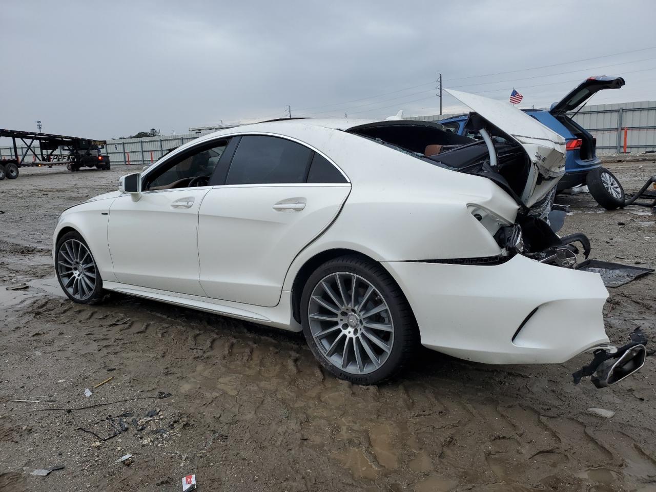 2016 Mercedes-Benz CLC-klasse VIN WDDLJ6FB4GA175870 Copart auction photo, rear end / front end damage thumbnail 2