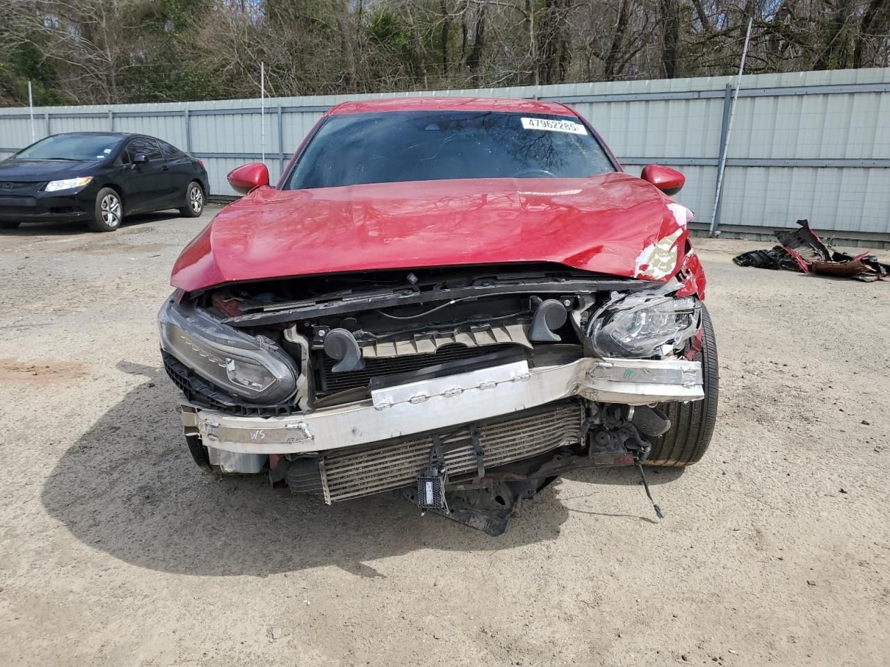 2018 Honda Accord VIN 1HGCV1F3XJA236240 Copart auction photo, front end / side damage thumbnail 5
