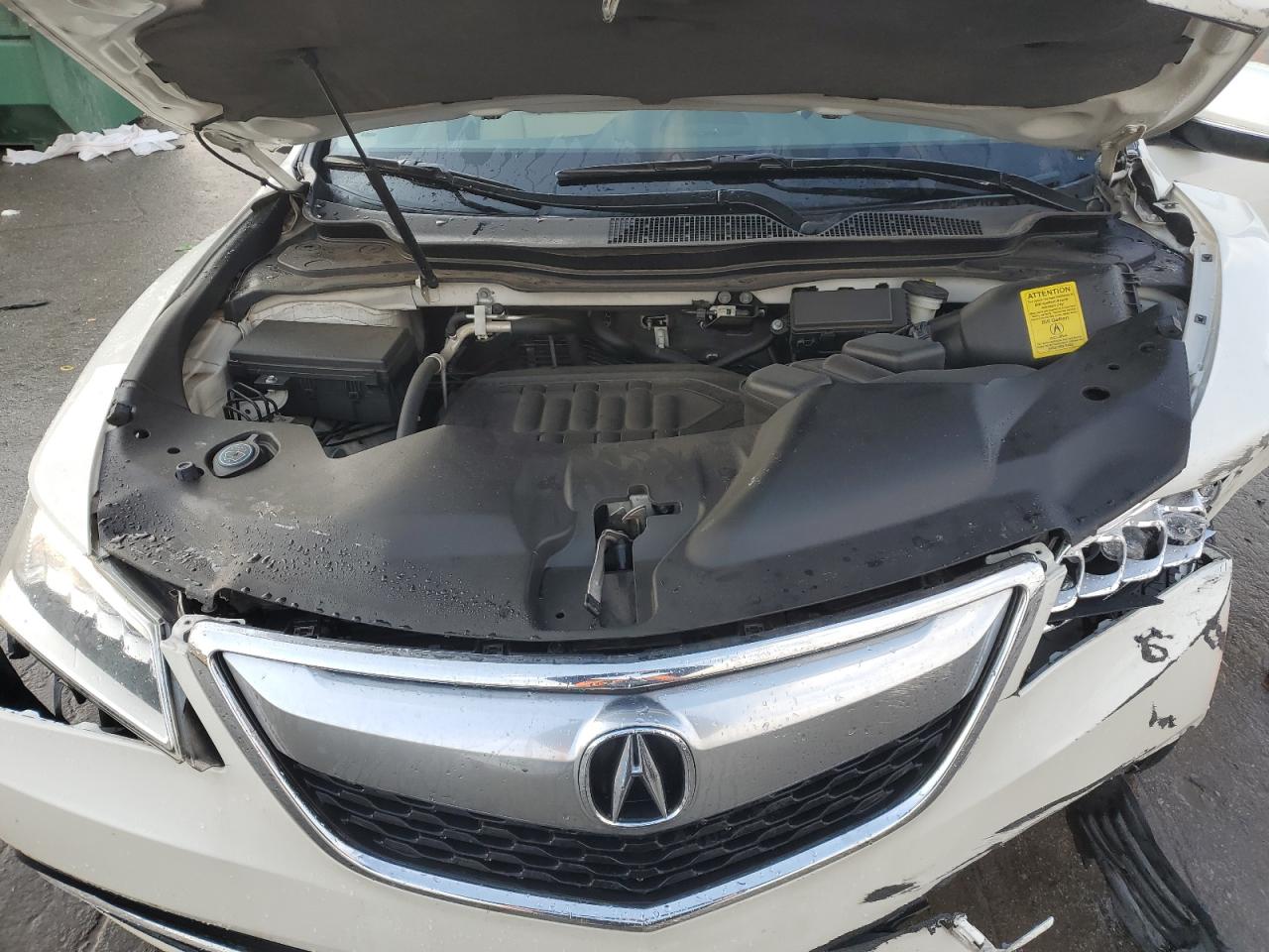 2016 Acura MDX VIN 5FRYD4H40GB050882 Copart auction photo, front end / rear end damage thumbnail 12