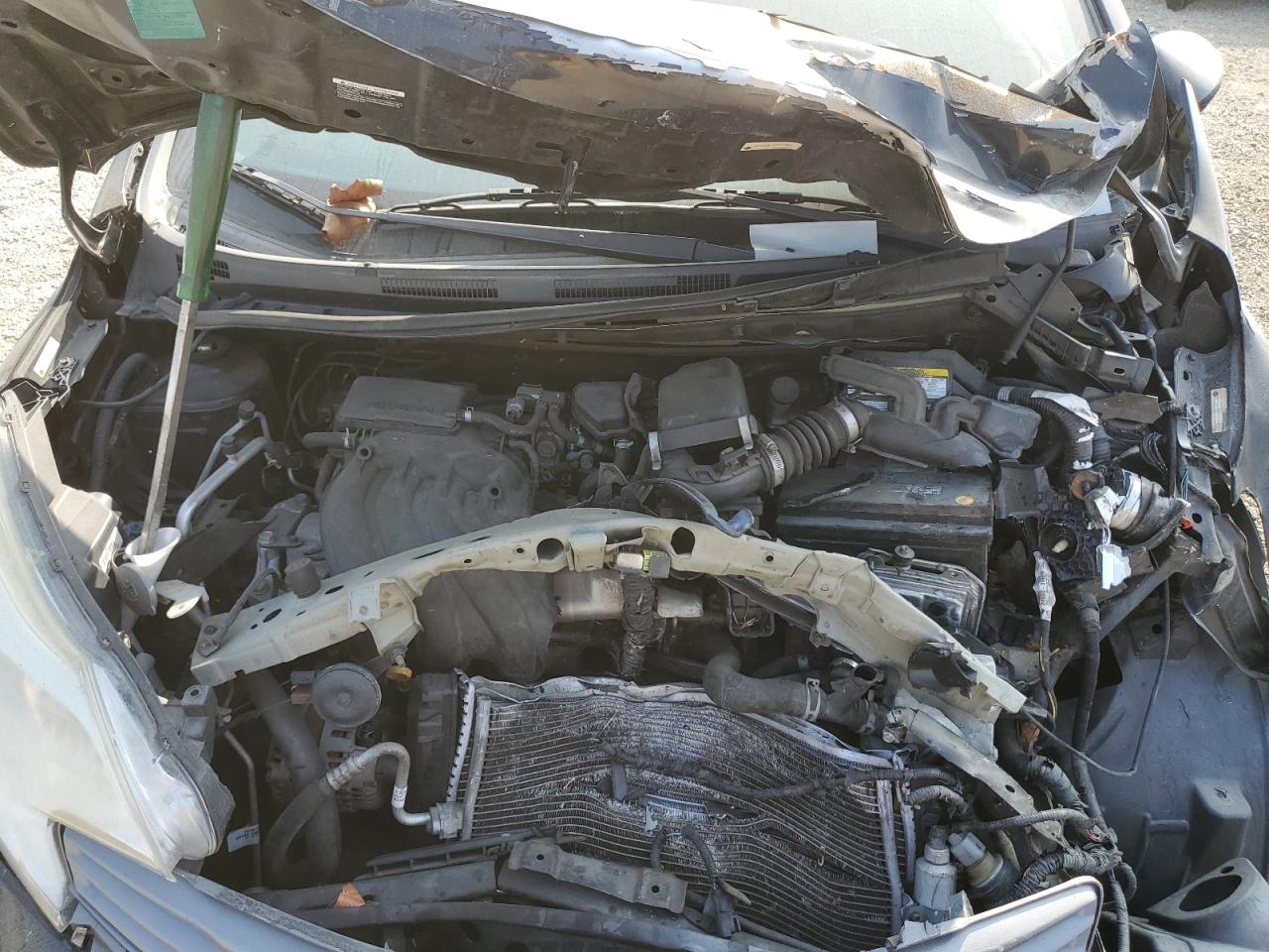 2015 Nissan Versa VIN 3N1CE2CP3FL419333 Copart auction photo, front end / rear end damage thumbnail 12