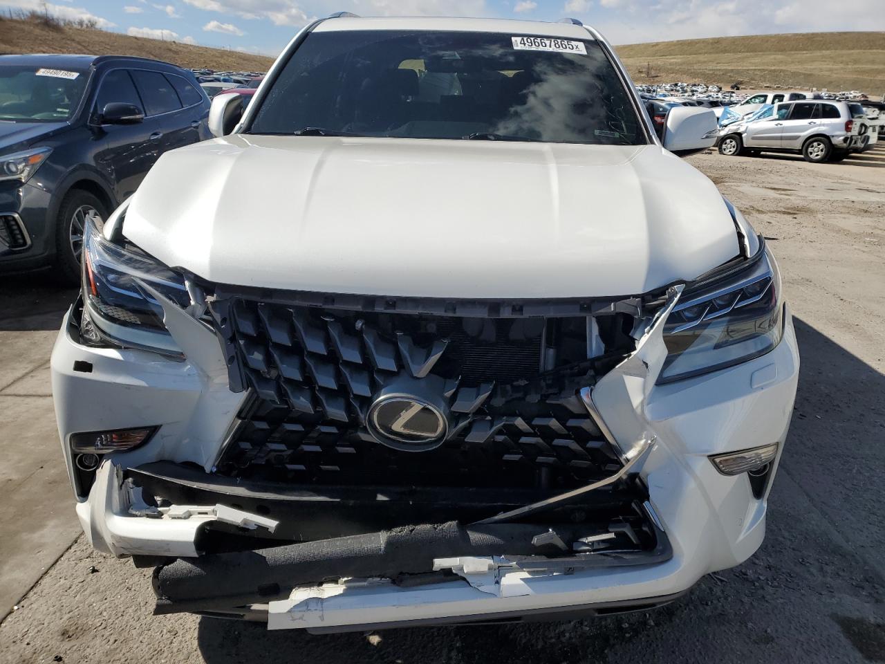 2021 Lexus GX VIN JTJAM7BX1M5287463 Copart auction photo, front end damage thumbnail 5