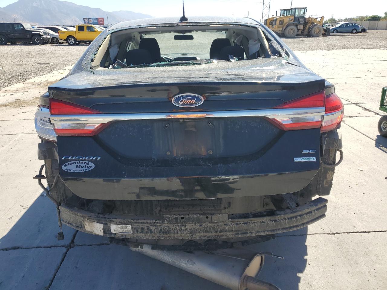 2017 Ford Fusion VIN 3FA6P0HD2HR343309 Copart auction photo, front end / side damage thumbnail 6
