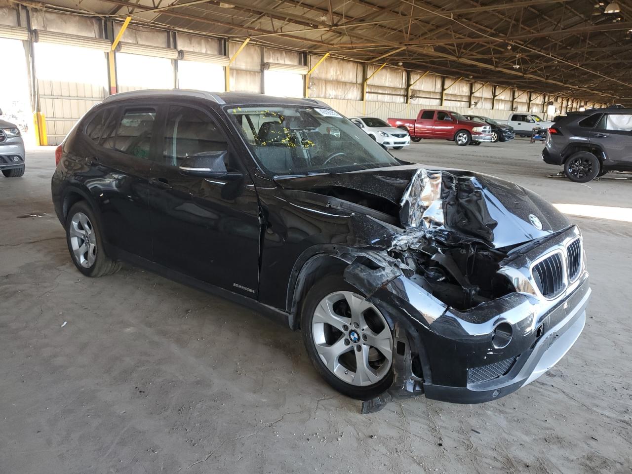 2013 BMW X1 VIN WBAVM1C50DVW42599 Copart auction photo, front end damage thumbnail 4