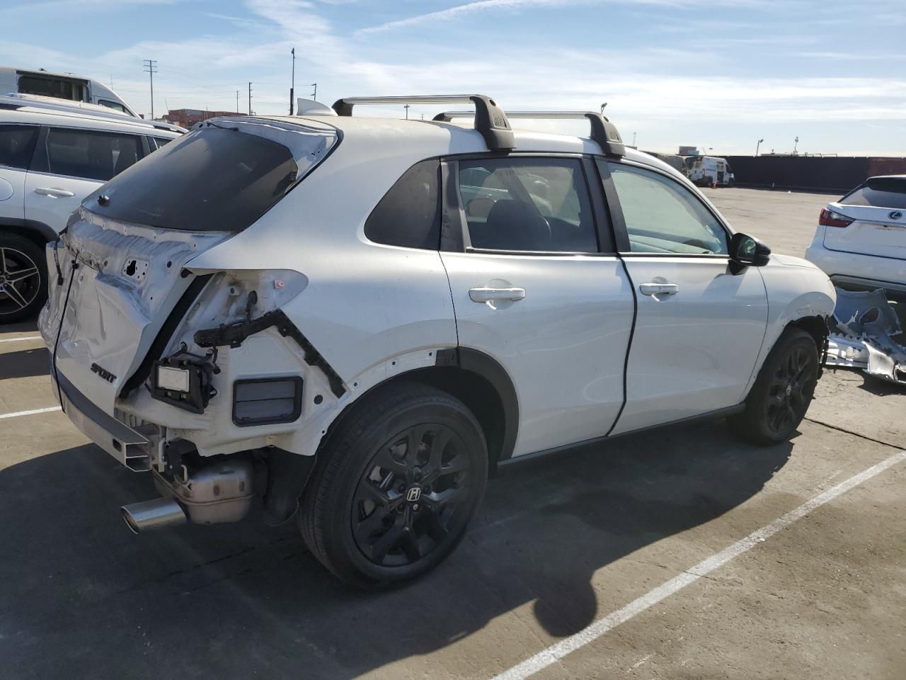 2023 Honda HR-V VIN 3CZRZ2H52PM728882 Copart auction photo, all over damage thumbnail 3