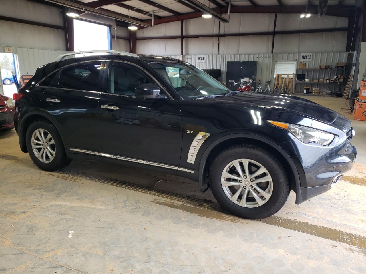 2015 Infiniti QX70 VIN JN8CS1MW7FM481057 Copart auction photo, mechanical / minor dent/scratches damage thumbnail 4