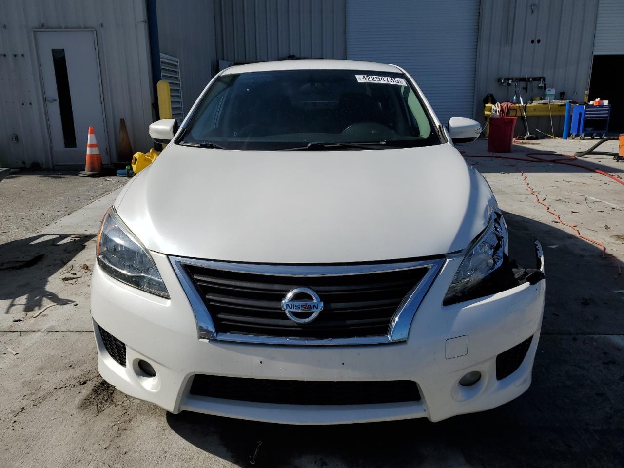 2015 Nissan Sentra VIN 3N1AB7AP4FY216843 Copart auction photo, front end damage thumbnail 5