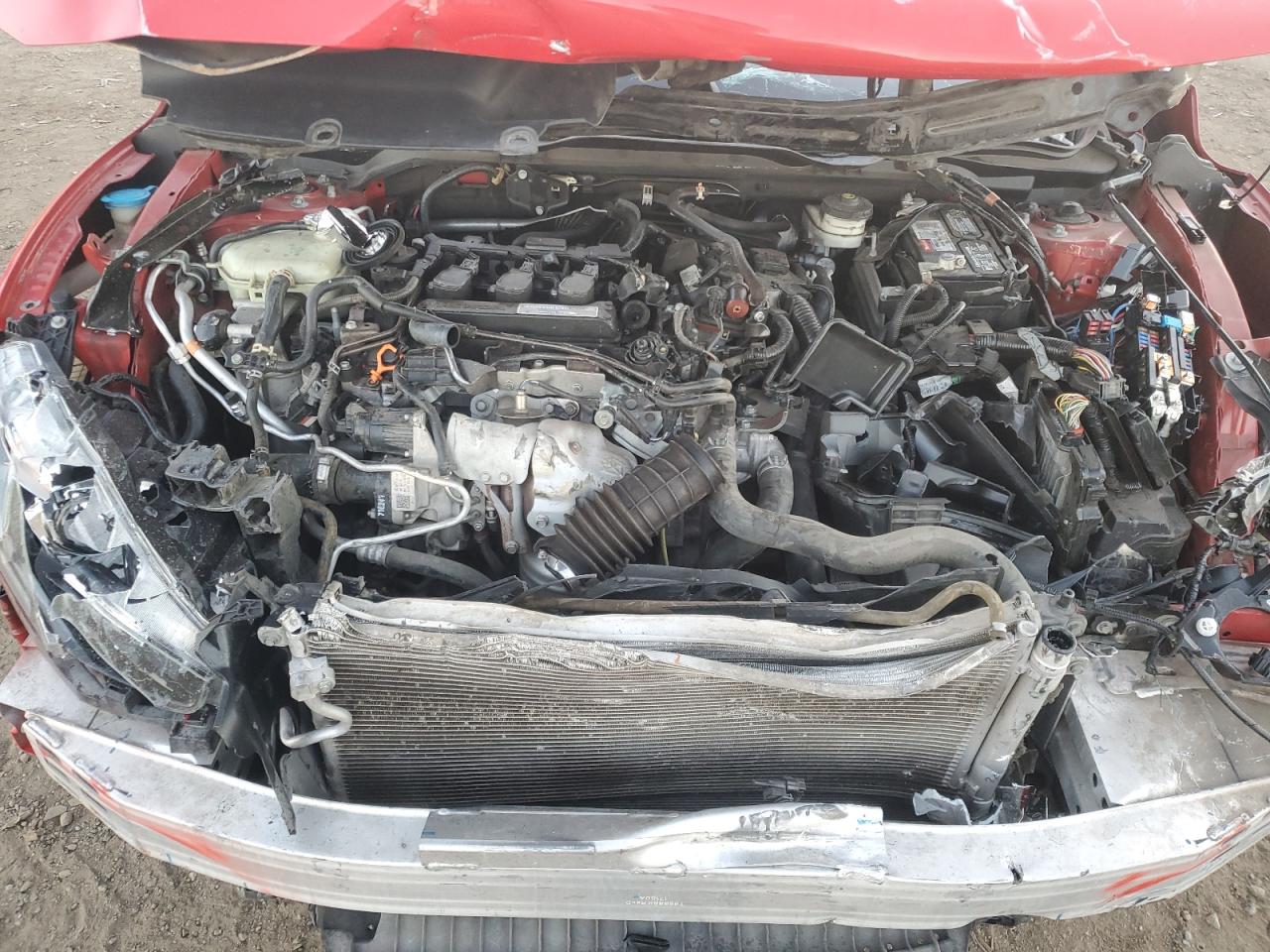 2017 Honda Civic VIN 2HGFC1E52HH701627 Copart auction photo, all over damage thumbnail 13