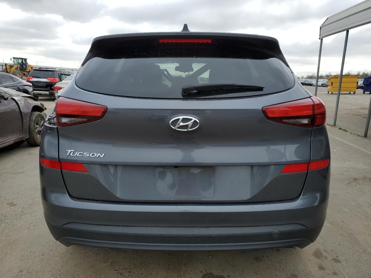 2019 Hyundai Tucson VIN KM8J33A42KU964217 Copart auction photo, front end / rear end damage thumbnail 6
