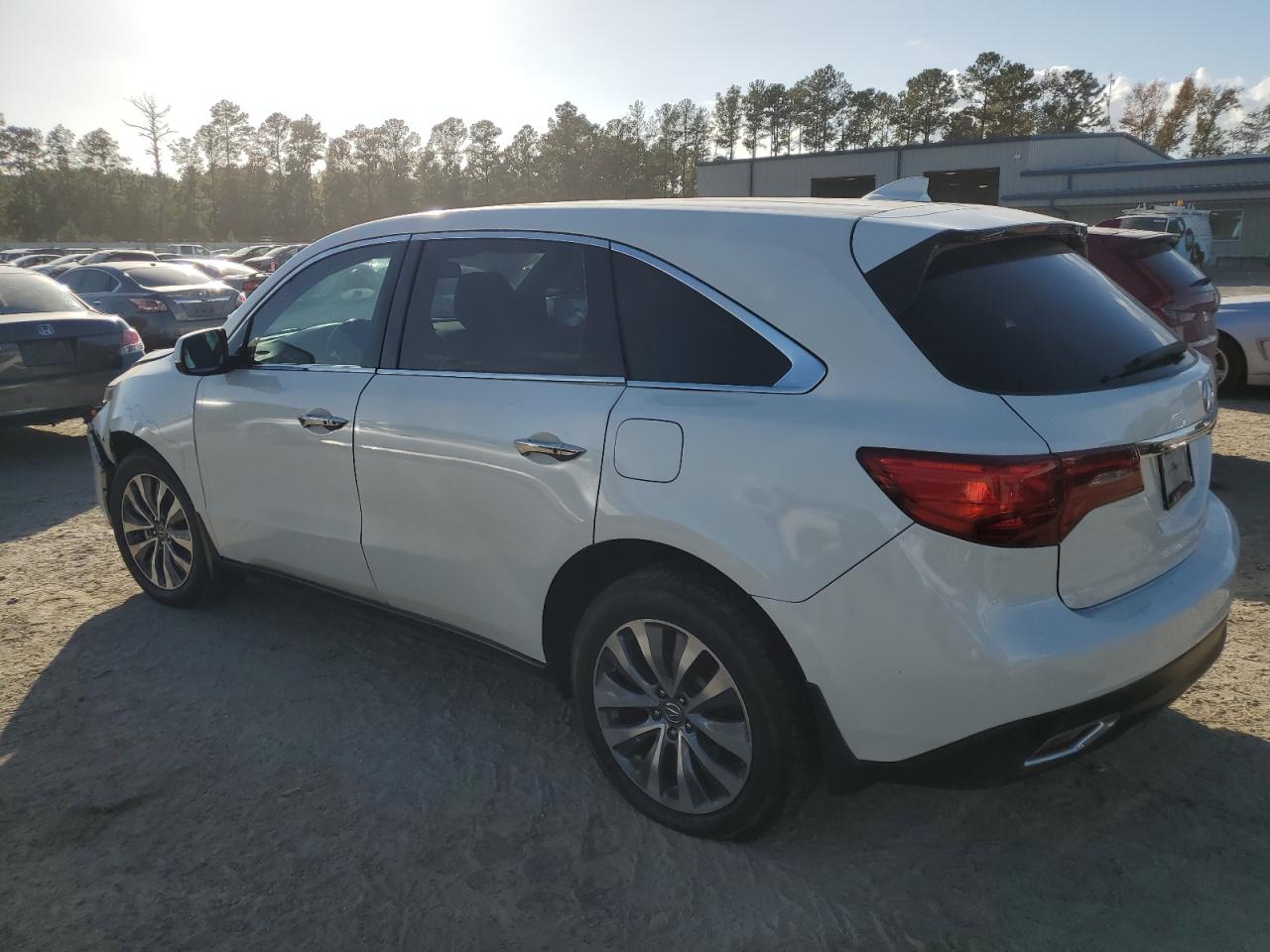 2014 Acura MDX VIN 5FRYD4H41EB042187 Copart auction photo, front end damage thumbnail 2