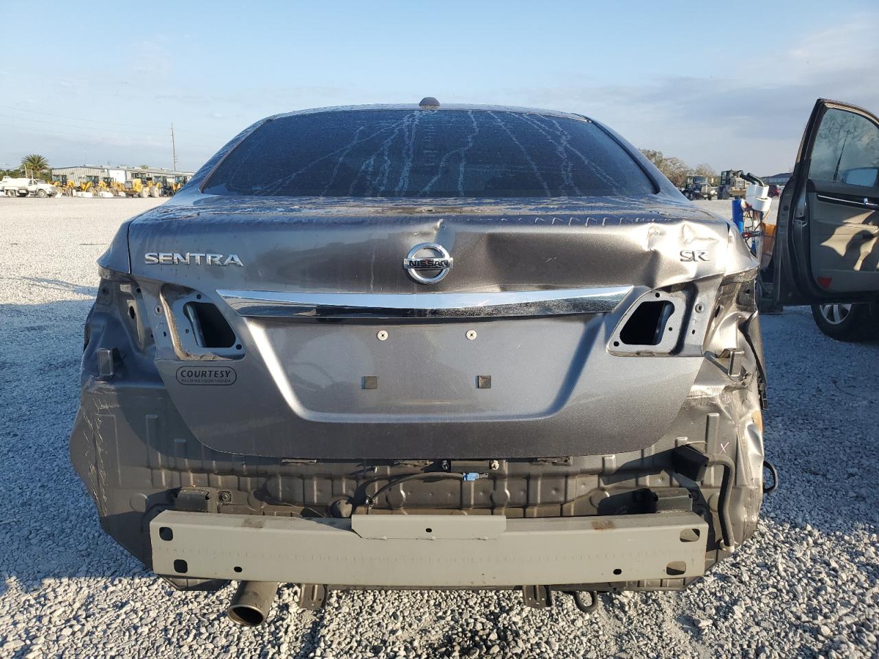 2015 Nissan Sentra VIN 3N1AB7AP9FY255959 Copart auction photo, rear end / side damage thumbnail 6