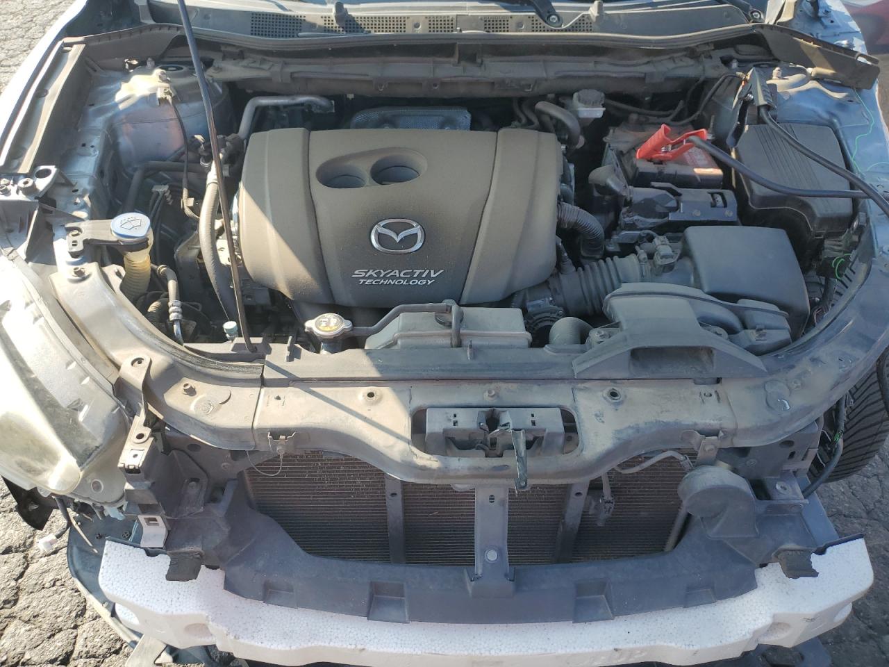 2014 Mazda CX-5 VIN JM3KE2DY0E0402394 Copart auction photo, front end / side damage thumbnail 12