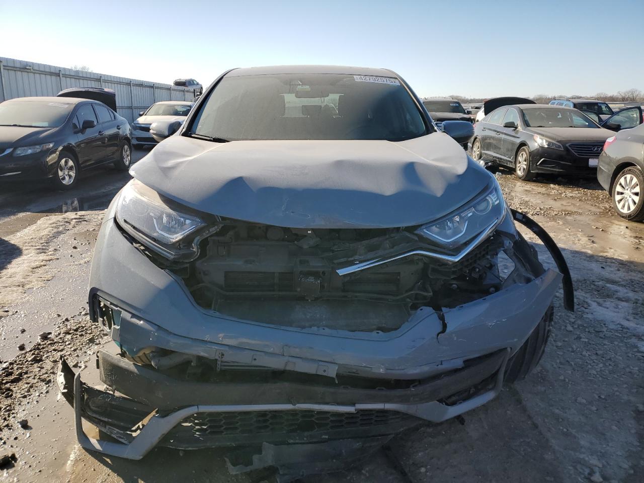 2022 Honda CR-V VIN 7FARW1H55NE024559 Copart auction photo, undercarriage / front end damage thumbnail 5
