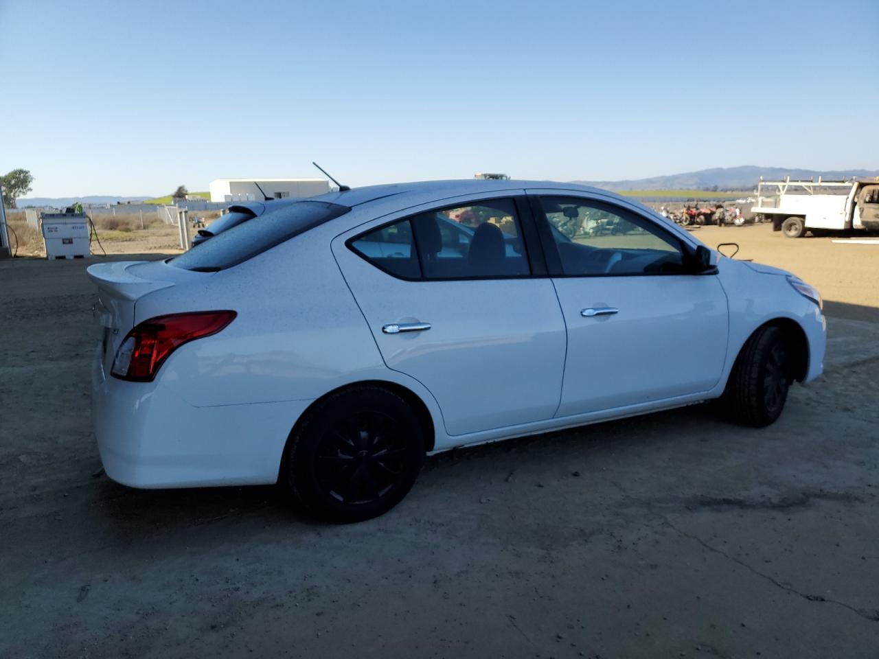 2019 Nissan Versa VIN 3N1CN7AP7KL843897 Copart auction photo, side damage thumbnail 3