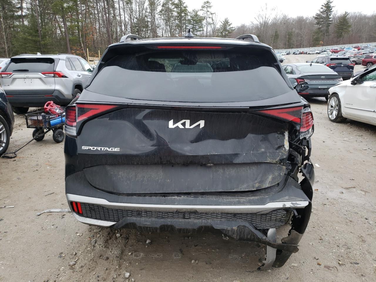 2023 KIA Sportage VIN 5XYK6CAF1PG005255 Copart auction photo, rear end / undercarriage damage thumbnail 6