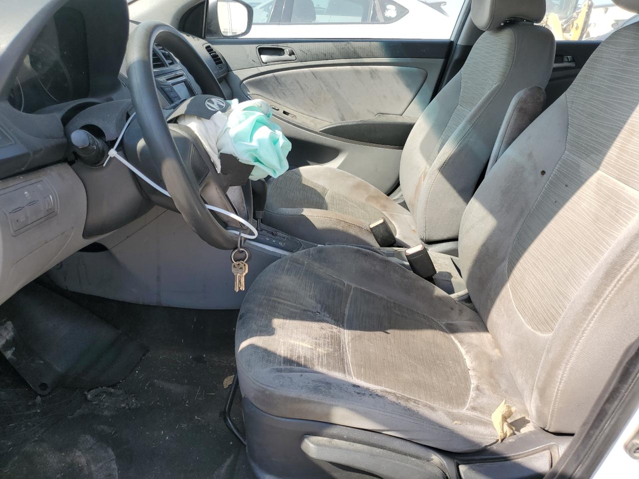 2016 Hyundai Accent VIN KMHCT5AE7GU280025 Copart auction photo, front end damage thumbnail 7