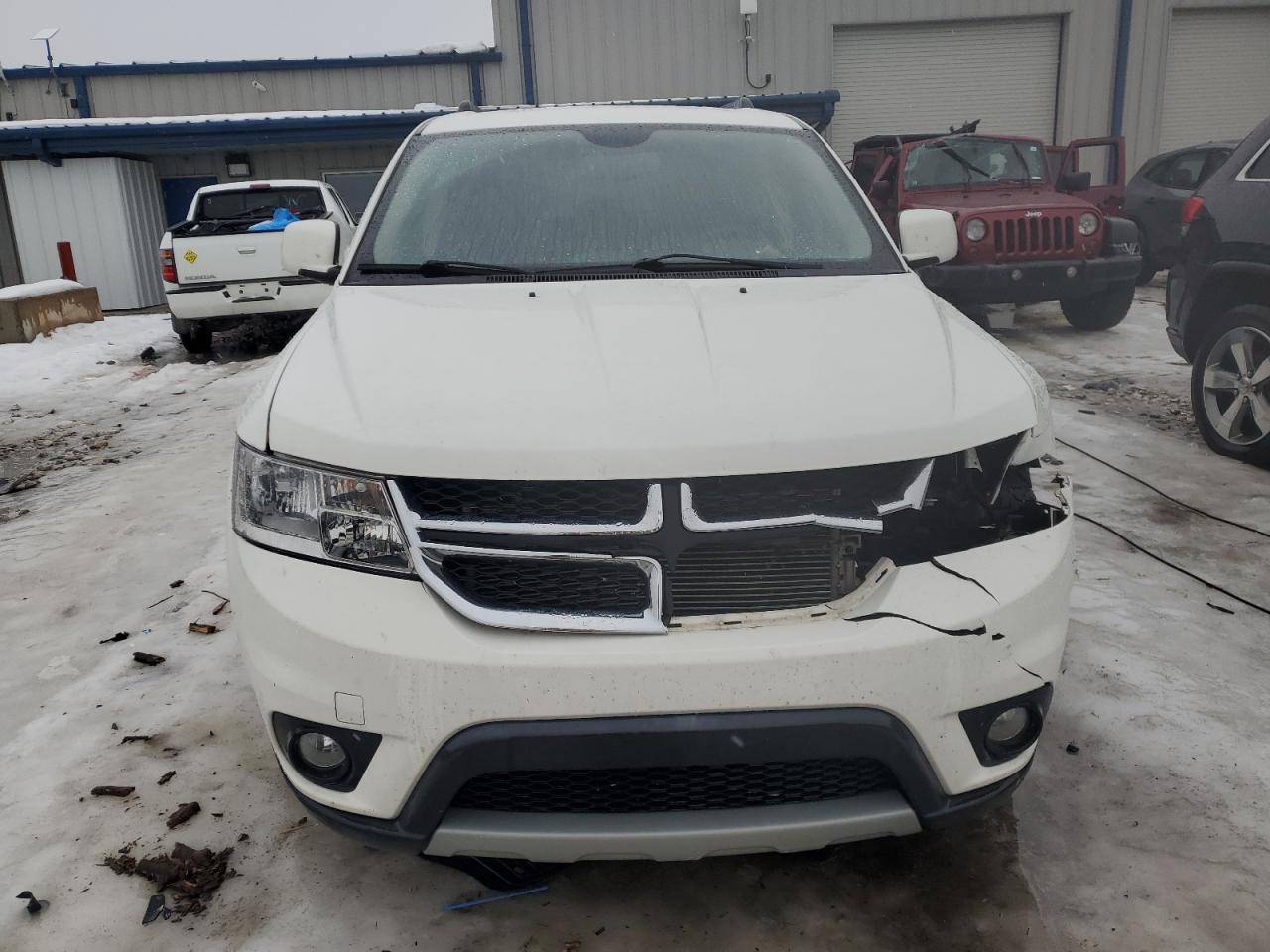 2014 Dodge Journey VIN 3C4PDCBB7ET185287 Copart auction photo, front end damage thumbnail 5