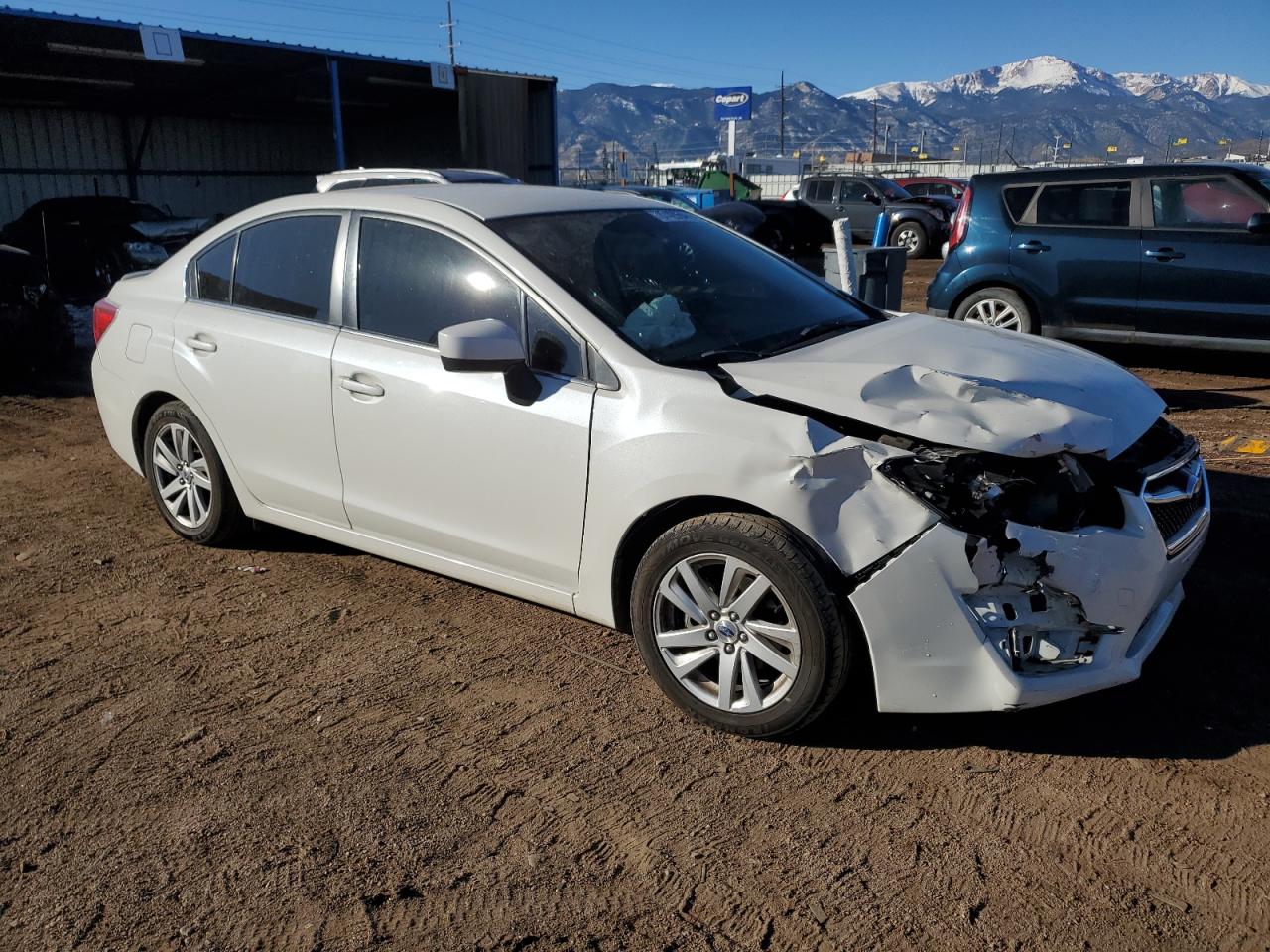2016 Subaru Impreza VIN JF1GJAB66GH008219 Copart auction photo, front end damage thumbnail 4